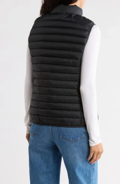 Save The Duck Ladies Black Charlotte Quilted Gilet In Black