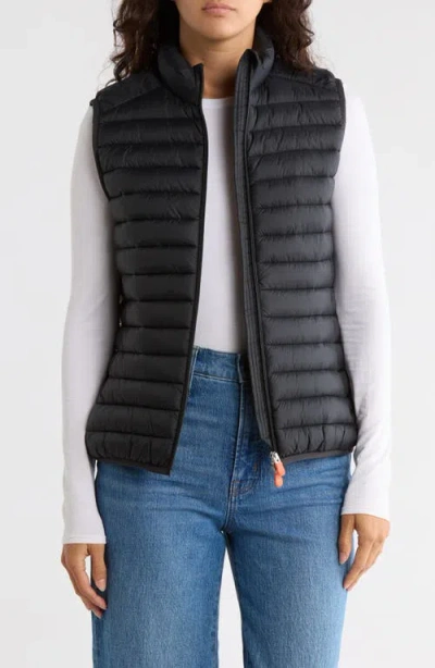 Save The Duck Ladies Black Charlotte Quilted Gilet In Black