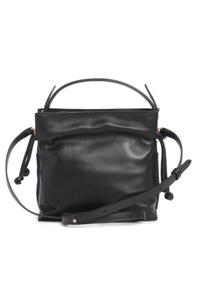 Sam Edelman Marilyn Medium Drawstring Shoulder Bag In Black