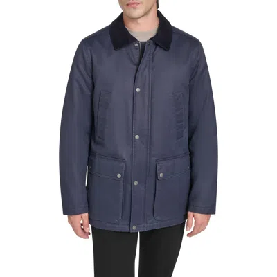 Cole Haan Hunting Jacket In Blue
