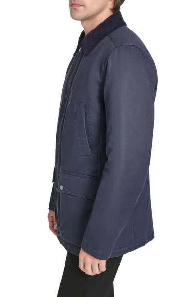 Cole Haan Hunting Jacket In Blue