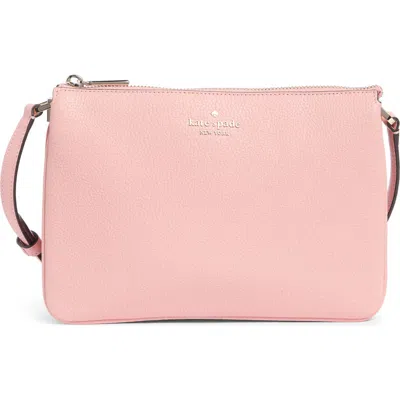 Kate Spade New York Leila Triple Gusset Crossbody Bag In Pink