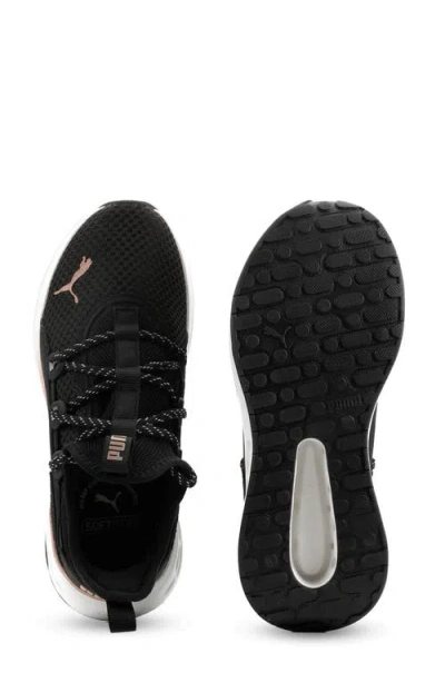 Puma Softride Frequence Sneaker In Black