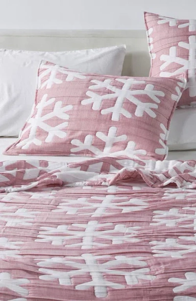 Woven & Weft Matelass Snowflake Quilt Set In Multi