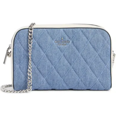 Kate Spade New York Carey Colorblock Denim Mini Camera Bag In Blue