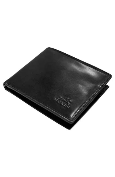 Mancini Boulder Left Wing Rfid Billfold Wallet In Black