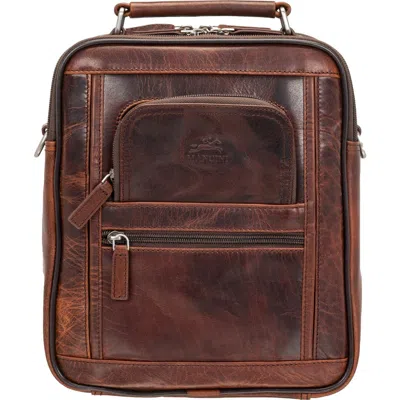 Mancini Men's Buffalo Double Compartment Bag In Brown