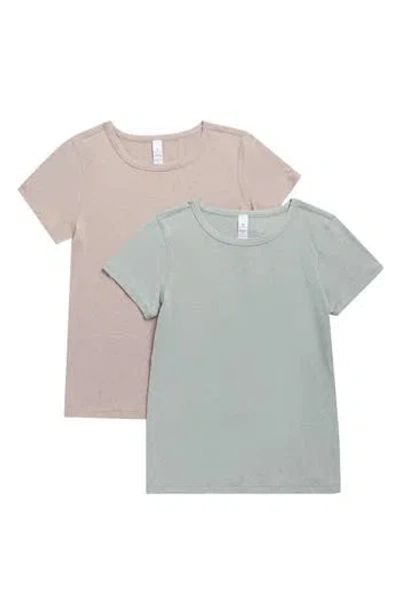 Yogalicious Cationic Bare Essence 2-pack Jersey T-shirts In Multi