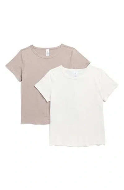 Yogalicious Cationic Bare Essence 2-pack Jersey T-shirts In Multi