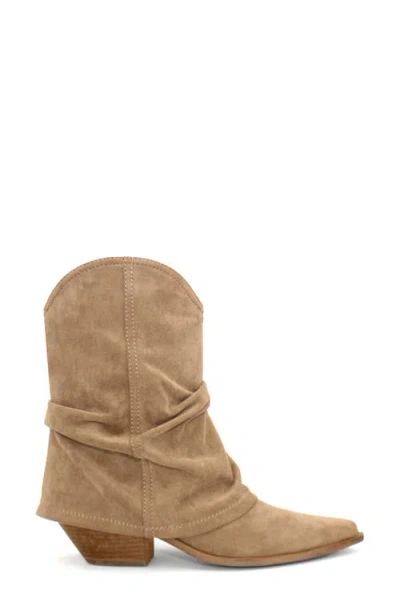 Seven7 Foldover Bootie In Brown