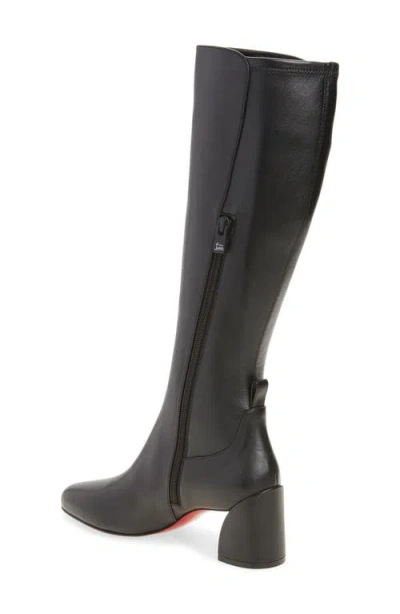 Christian Louboutin Jane Botta 55 Leather Knee-high Boot In Black
