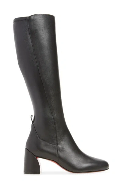 Christian Louboutin Jane Botta 55 Leather Knee-high Boot In Black