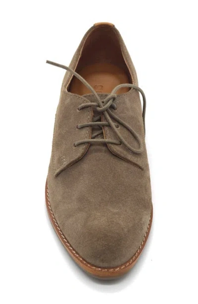 Gentle Souls Women's Aronson Almond Toe Suede Lace-up Oxford Shoes In Brown