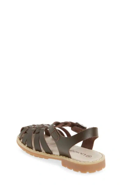 L'amour Kids' Avery Fisherman Sandal In Brown