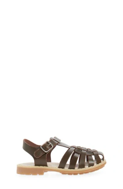 L'amour Kids' Avery Fisherman Sandal In Brown