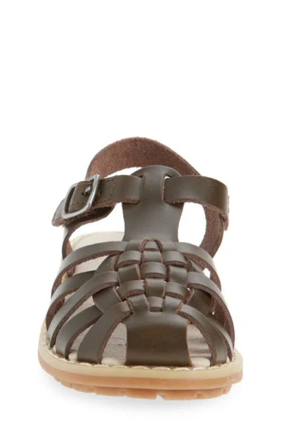 L'amour Kids' Avery Fisherman Sandal In Brown