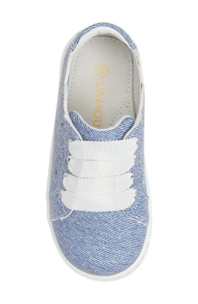 L'amour Denise Cutout Sneaker In Blue