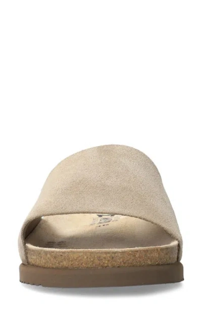 Mephisto Hanik Slide Sandal In Gray