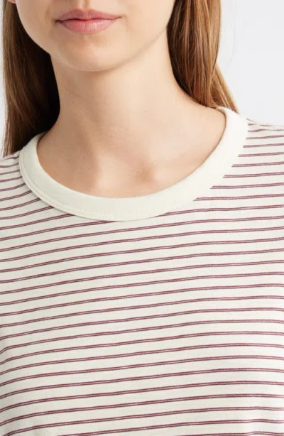 Rag & Bone The Slub Stripe T-shirt In Neutral