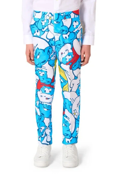 Opposuits Big Boys Smurfs Suit In Blue