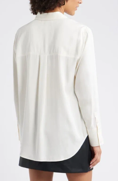 Open Edit Relaxed Fit Long Sleeve Button-up Shirt In Neutral