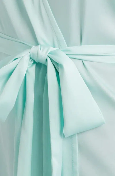 Open Edit Get Ready With Me Satin Robe In Blue