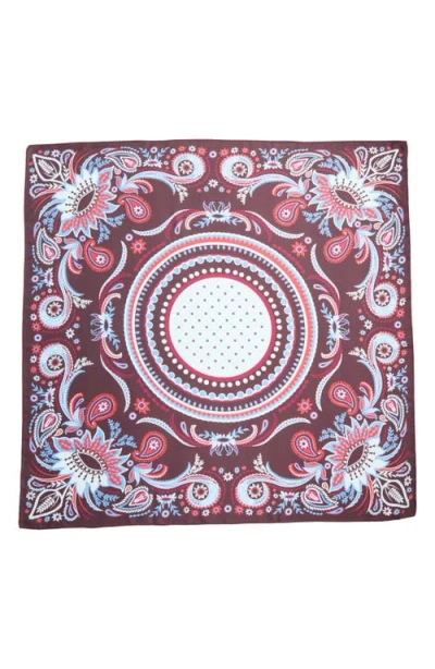Treasure & Bond Oversize Square Satin Scarf In Multi