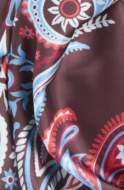 Treasure & Bond Oversize Square Satin Scarf In Multi