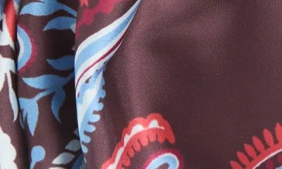 Treasure & Bond Oversize Square Satin Scarf In Multi