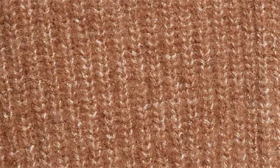 Diesel Midi Skirt In Alpaca With Front Zipper In Brown