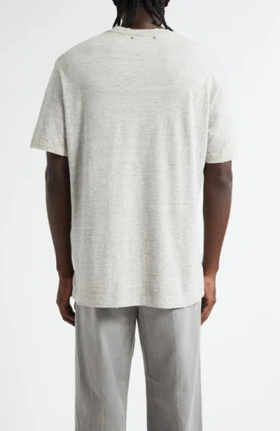 Golden Goose Regular Fit Vintage Treatment Slub Jersey T-shirt In Neutral