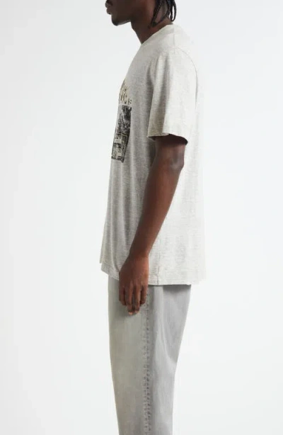 Golden Goose Regular Fit Vintage Treatment Slub Jersey T-shirt In Neutral