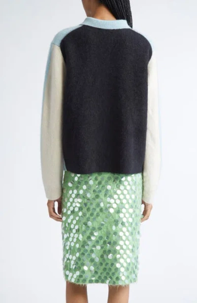 Zankov Andrew Merino Wool & Cashmere Cardigan In Blue