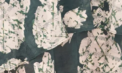 Vince Camuto Smocked Tiered Dress In Multi