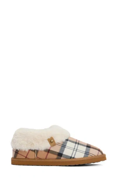 Barbour Eloise Faux Fur Lined Scuff Slipper In Multi