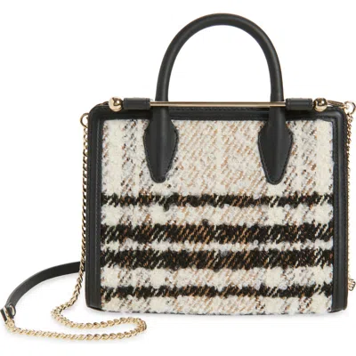 Strathberry Mini Bouclé & Leather Tote In Multi