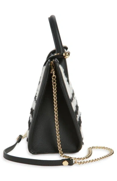 Strathberry Mini Bouclé & Leather Tote In Multi