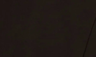 Aidan Mattox By Adrianna Papell Bead Detail Stretch Crepe Column Gown In Black