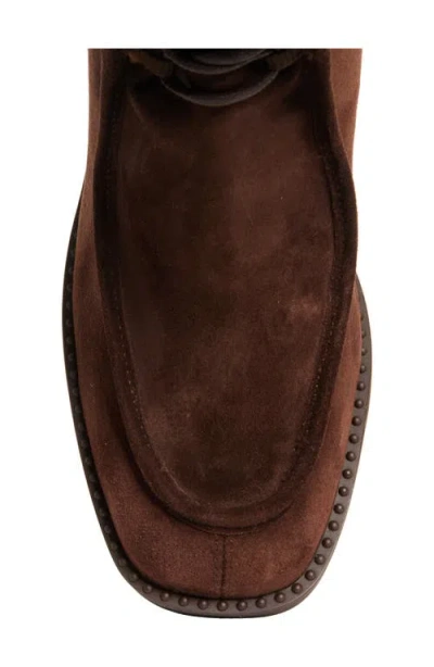 Jimmy Choo Hali Genuine Shearling Lined Bootie In Brown