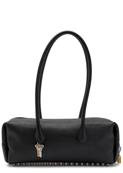 Alexander Wang Medium Roux Key-charm Shoulder Bag In Black