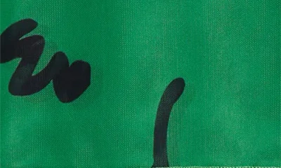 Chopova Lowena Tiny Long Sleeve Mesh Top In Multi