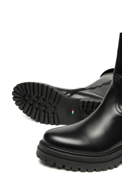 Nerogiardini Over The Knee Lug Sole Boot In Multi
