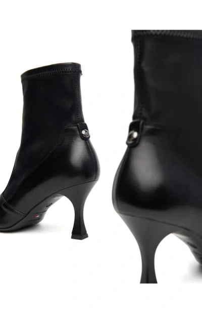 Nerogiardini Pointed Toe Bootie In Animal Print