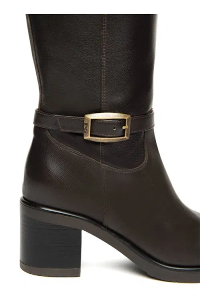 Nerogiardini Tall Buckle Boot In Burgundy