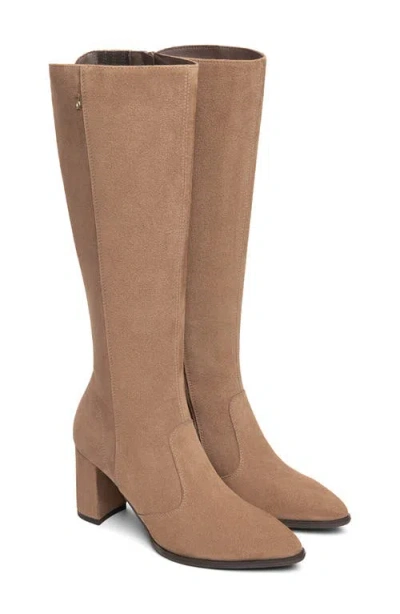 Nerogiardini Block Heel Tall Boot In Brown