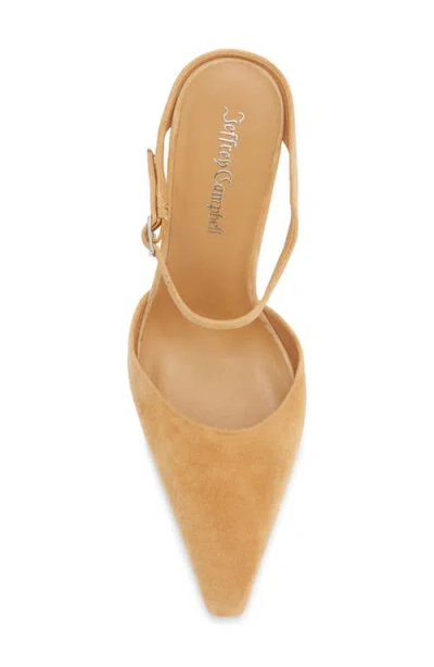 Jeffrey Campbell Maribelle Wedge Mule In Brown