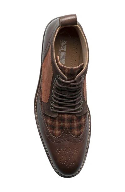 Stacy Adams Men's Finnegan Wingtip Lace-up Boot In Multi