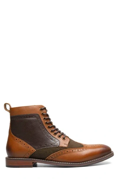 Stacy Adams Men's Finnegan Wingtip Lace Boots In Multi