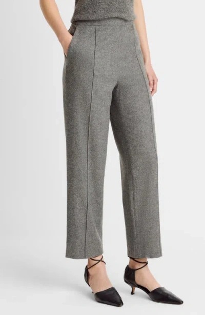 Vince Wool Blend Easy Crop Pants In Gray