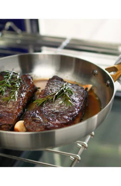 Greenpan Stainless Steel 2-pc. Frypan Set In Silver